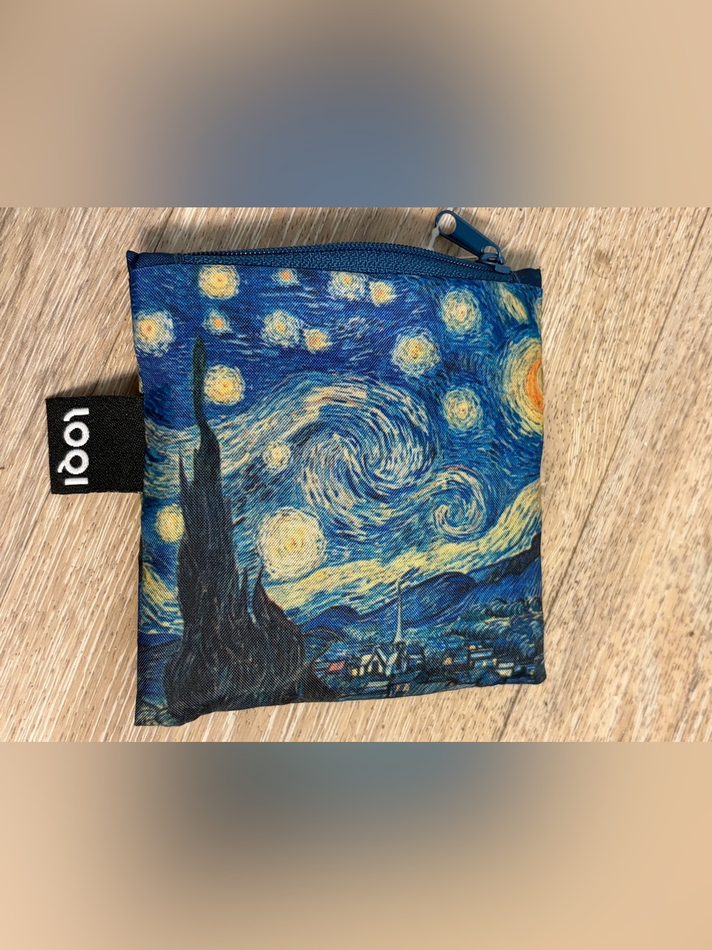 LOQI The Starry Night Reusable Bag and Pouch Set